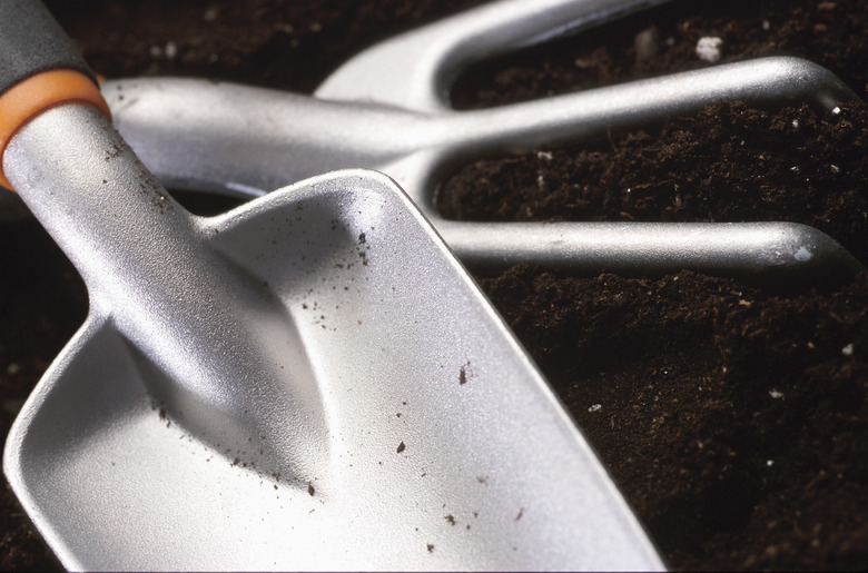 Close-up of gardening tools