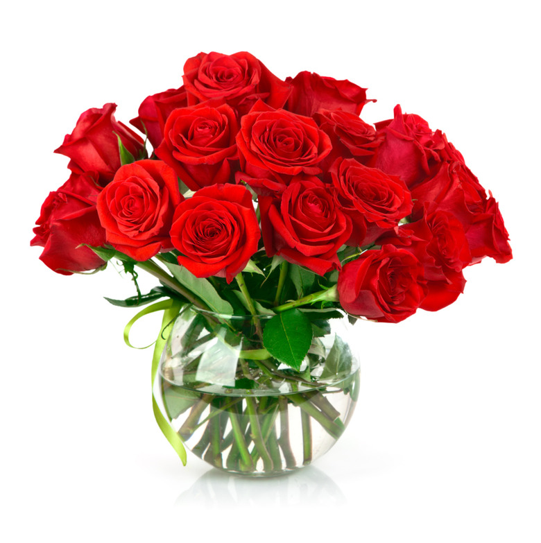 bouquet of red roses