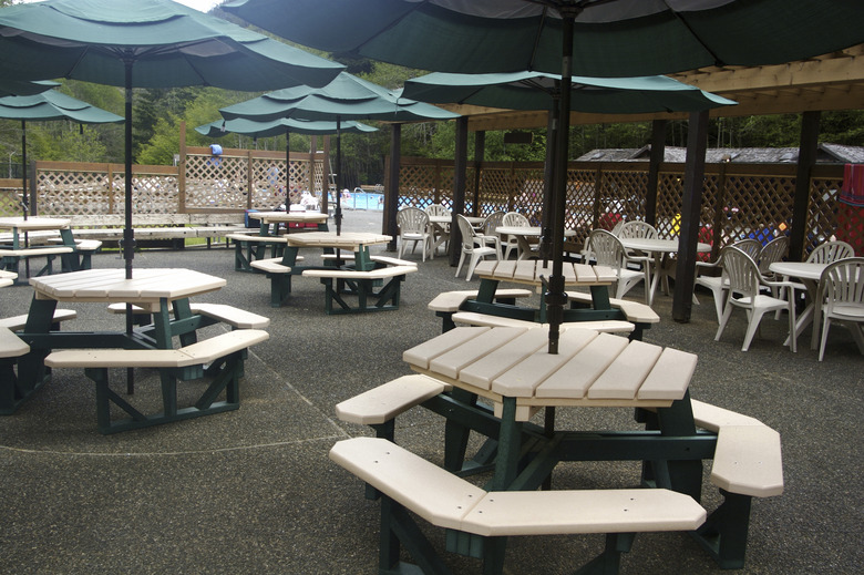 Picnic Area At Hot Springs Resort