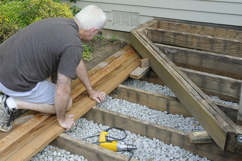 Installing Wood on Deck