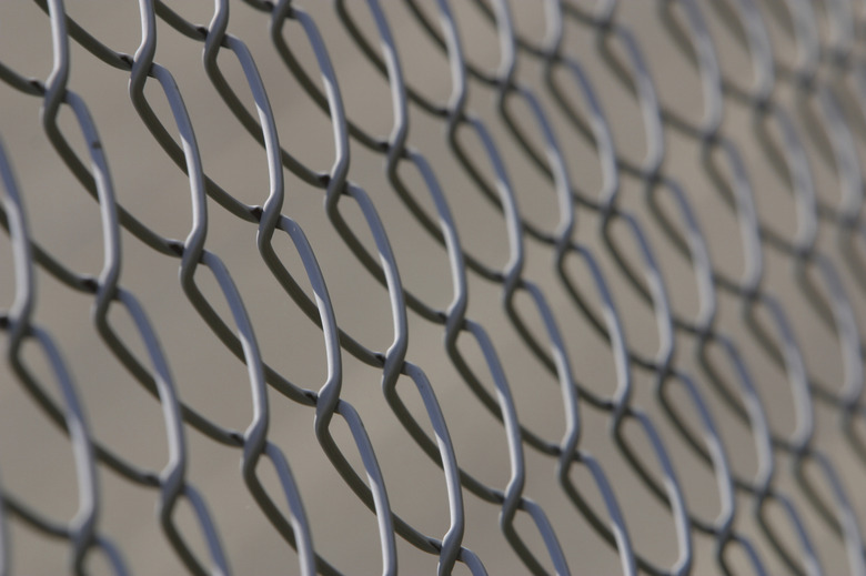 Close-up of chain-link fence