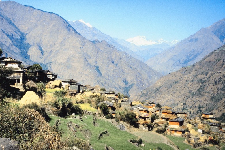 Rural Himalayan landscape