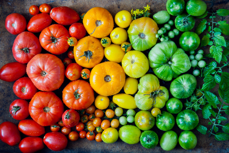 Fresh organic tomatoes